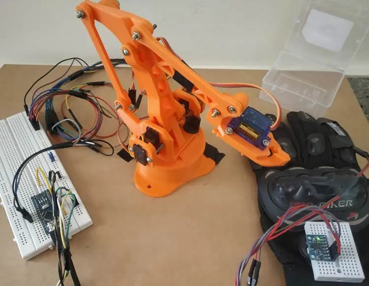 Gesture Controlled Robot